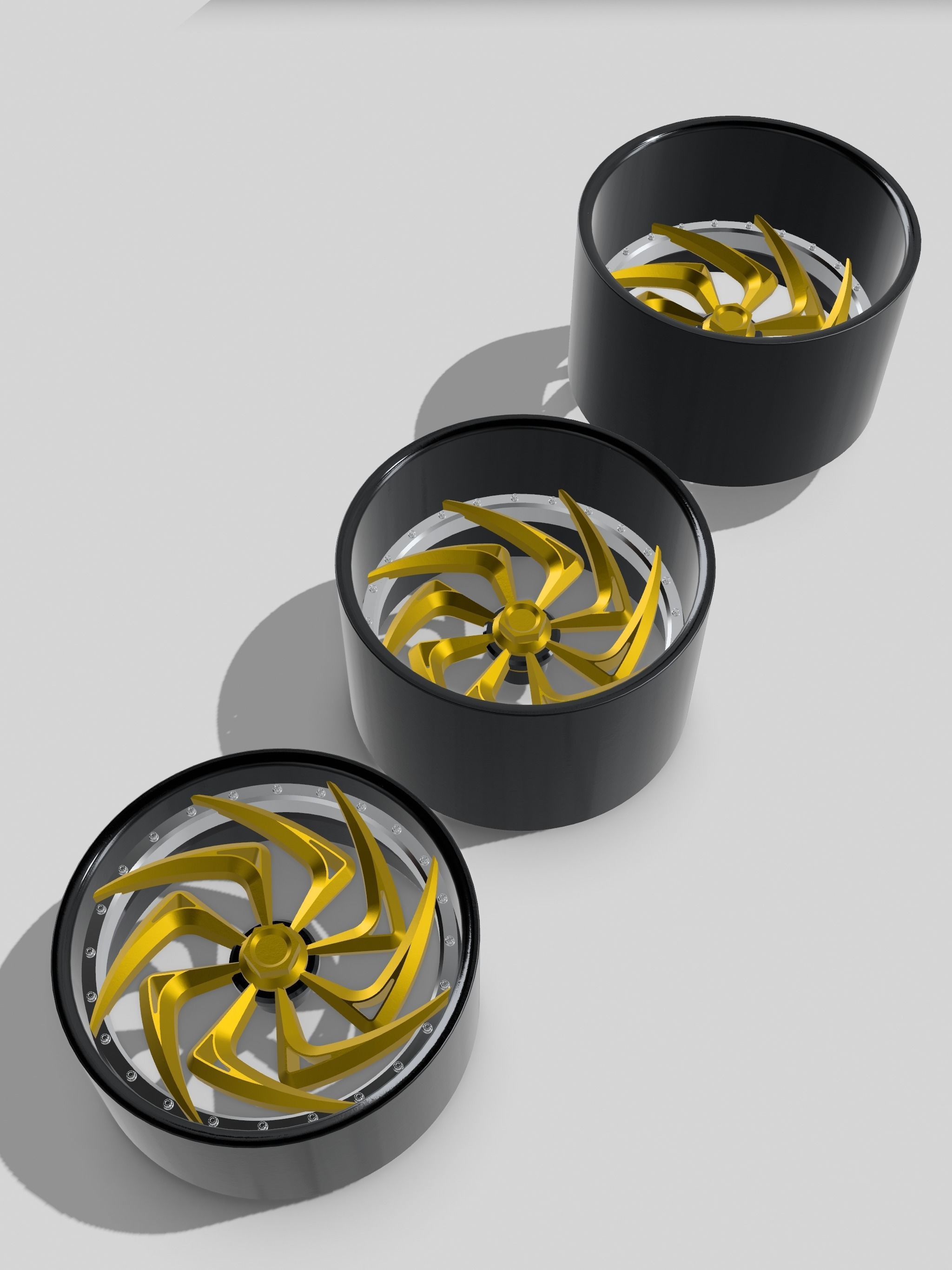 20inch LIGHTNING Concave Wheels 3 offsets w Tires 3D print model_2