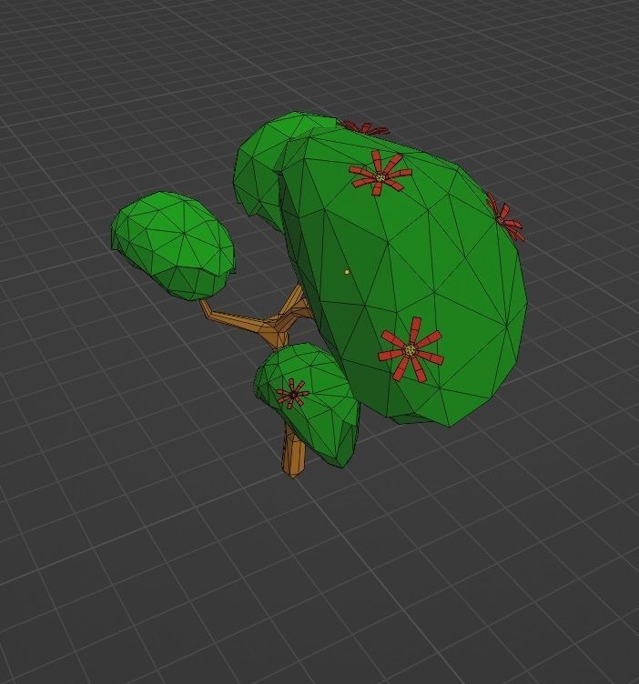 Natural pack Low-poly 3D model_9