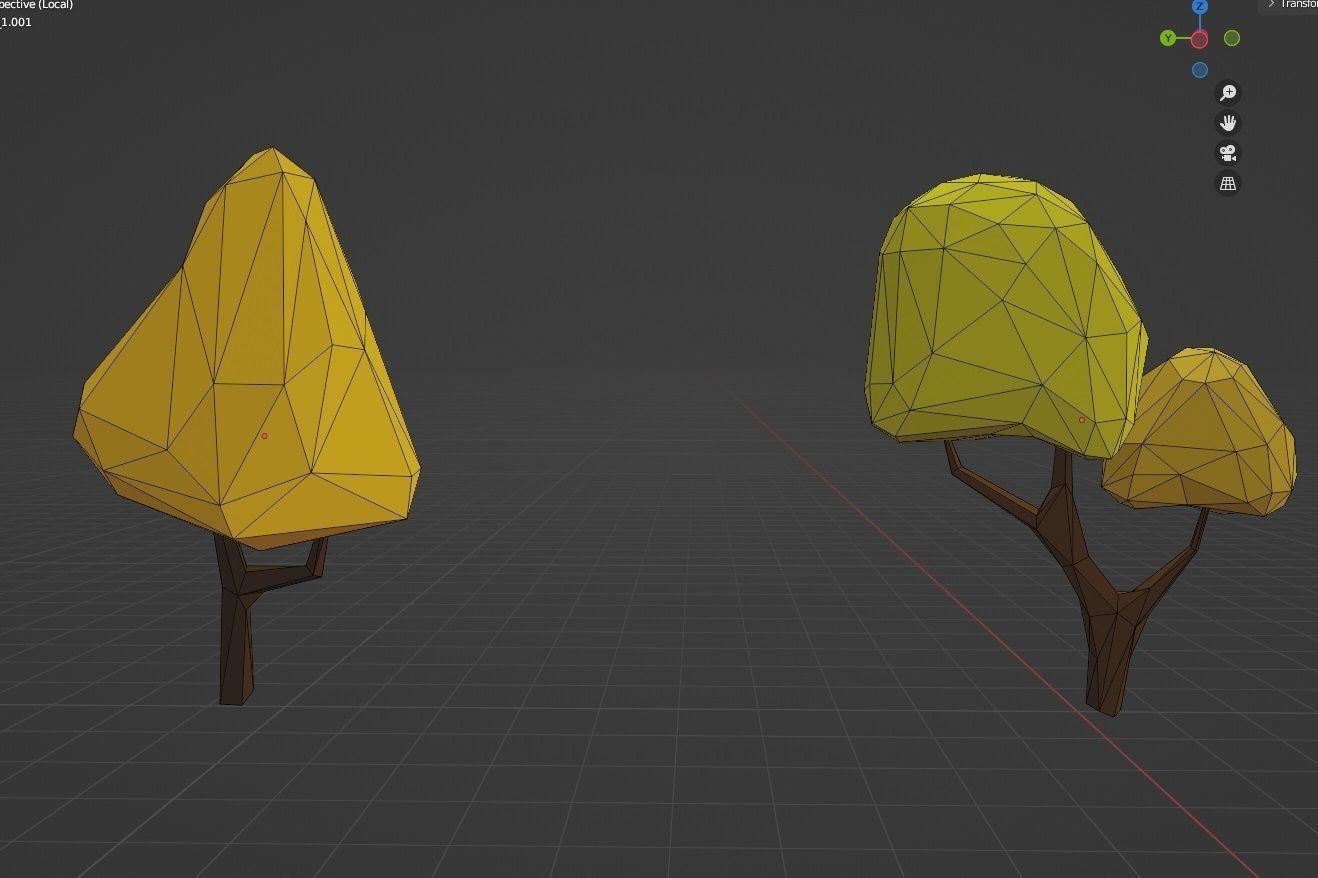 Natural pack Low-poly 3D model_6