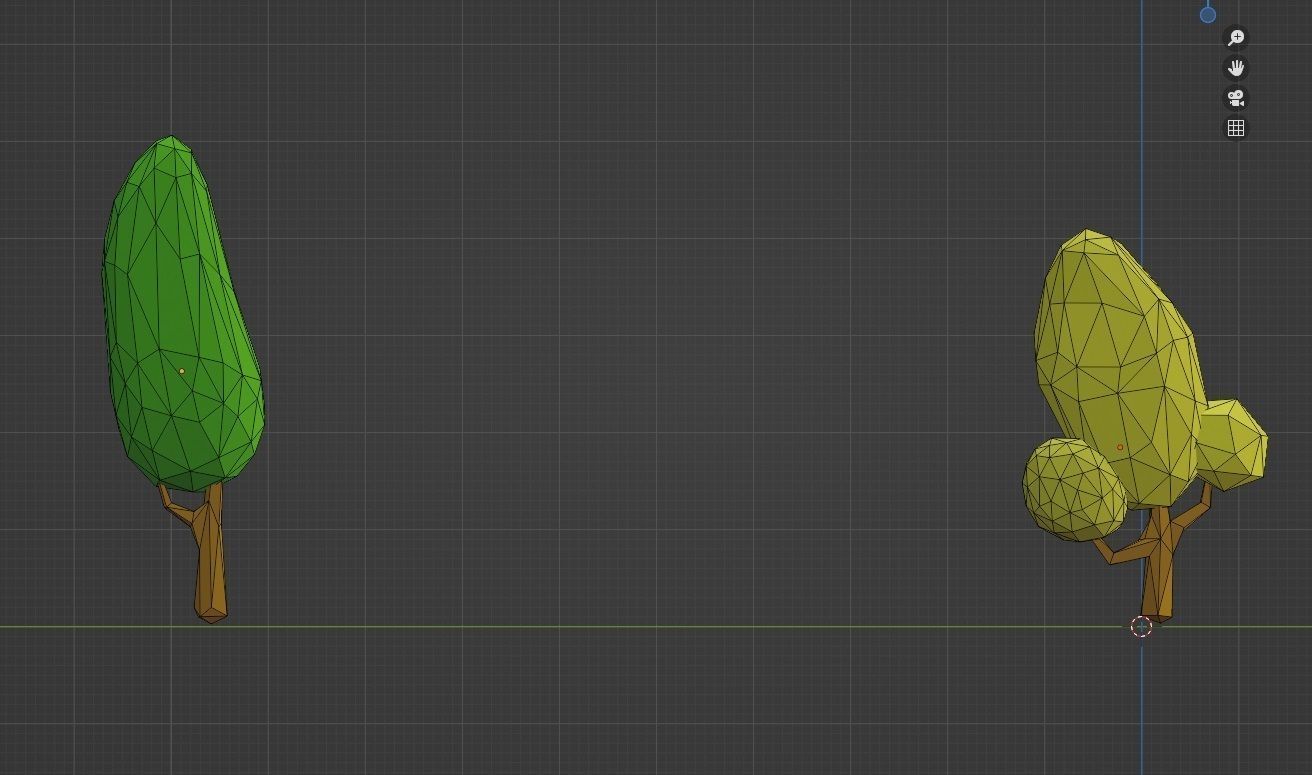 Natural pack Low-poly 3D model_14