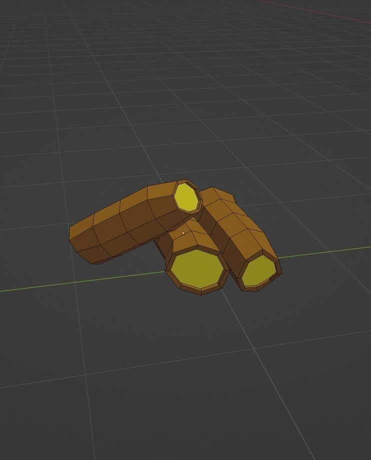 Natural pack Low-poly 3D model_28