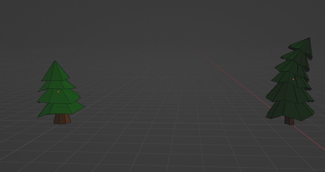 Natural pack Low-poly 3D model_11