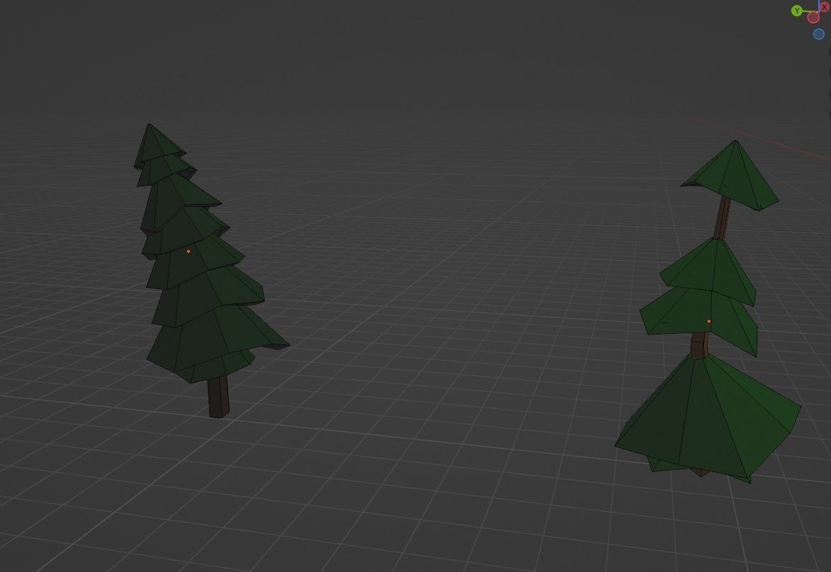 Natural pack Low-poly 3D model_12