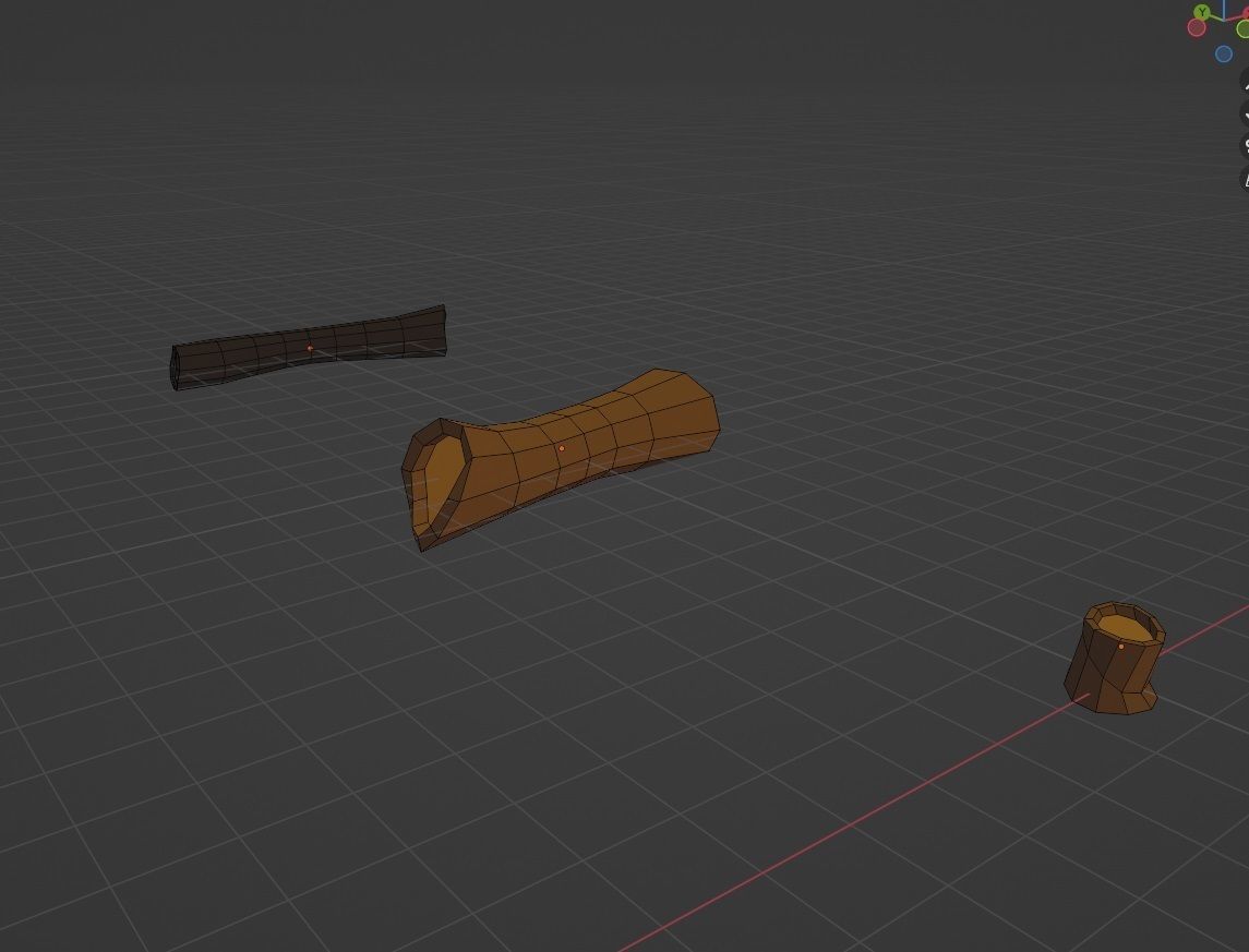 Natural pack Low-poly 3D model_24