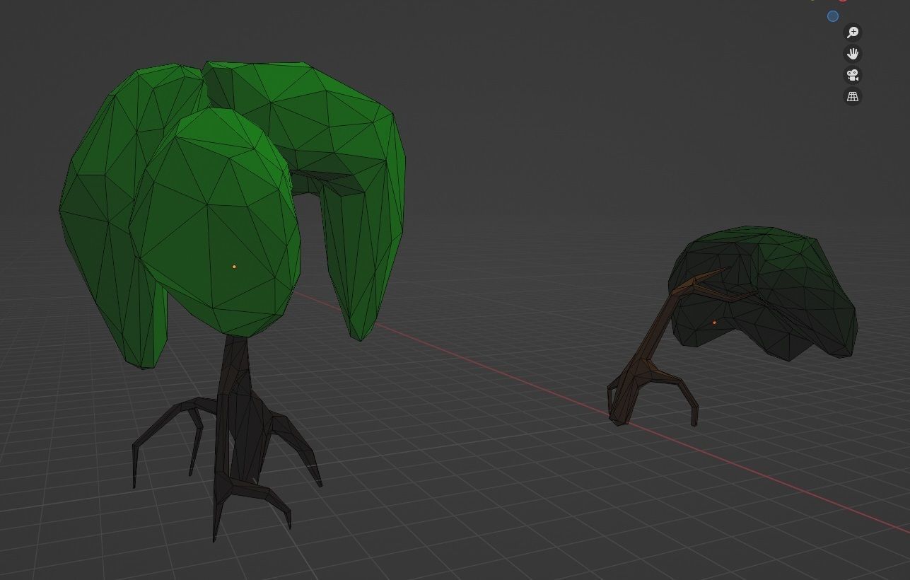 Natural pack Low-poly 3D model_8