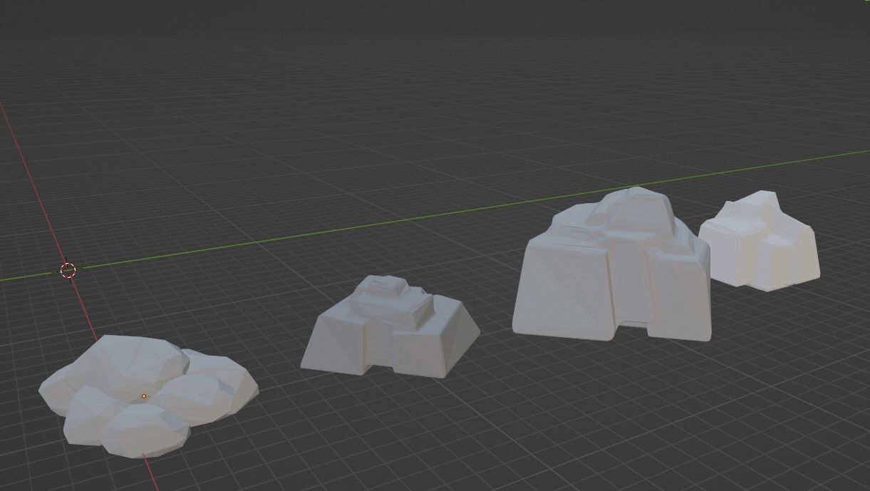 Natural pack Low-poly 3D model_26