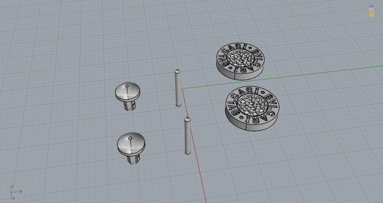 Bvlgari Earring 3D print model_13