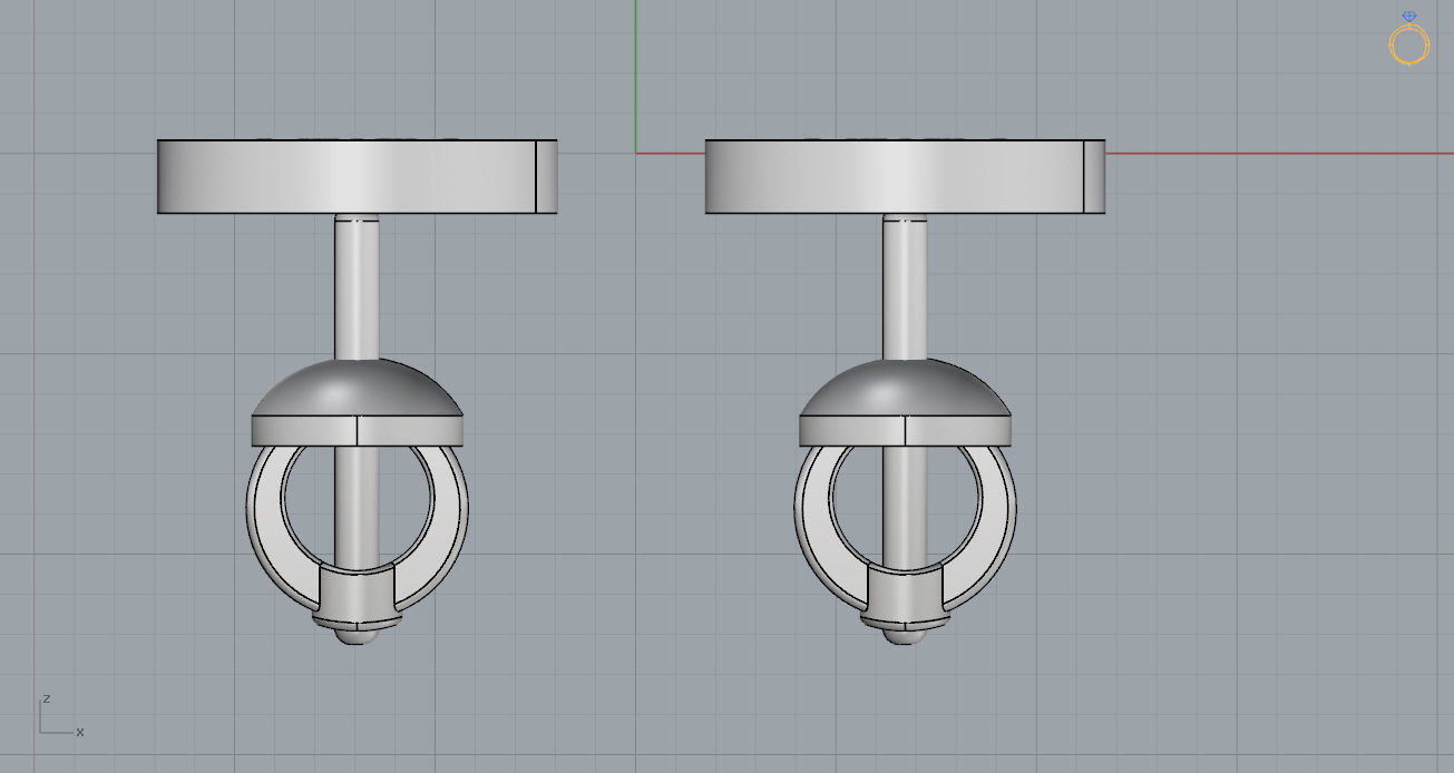 Bvlgari Earring 3D print model_7