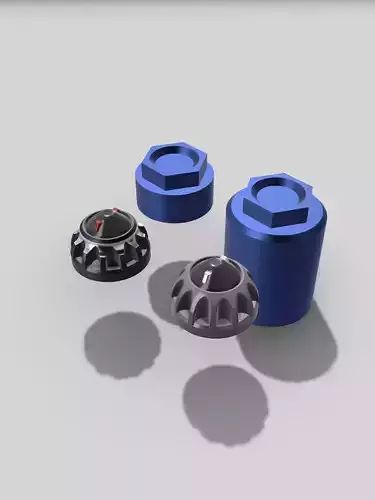 Wheel Centre Lock Nut x4 styles