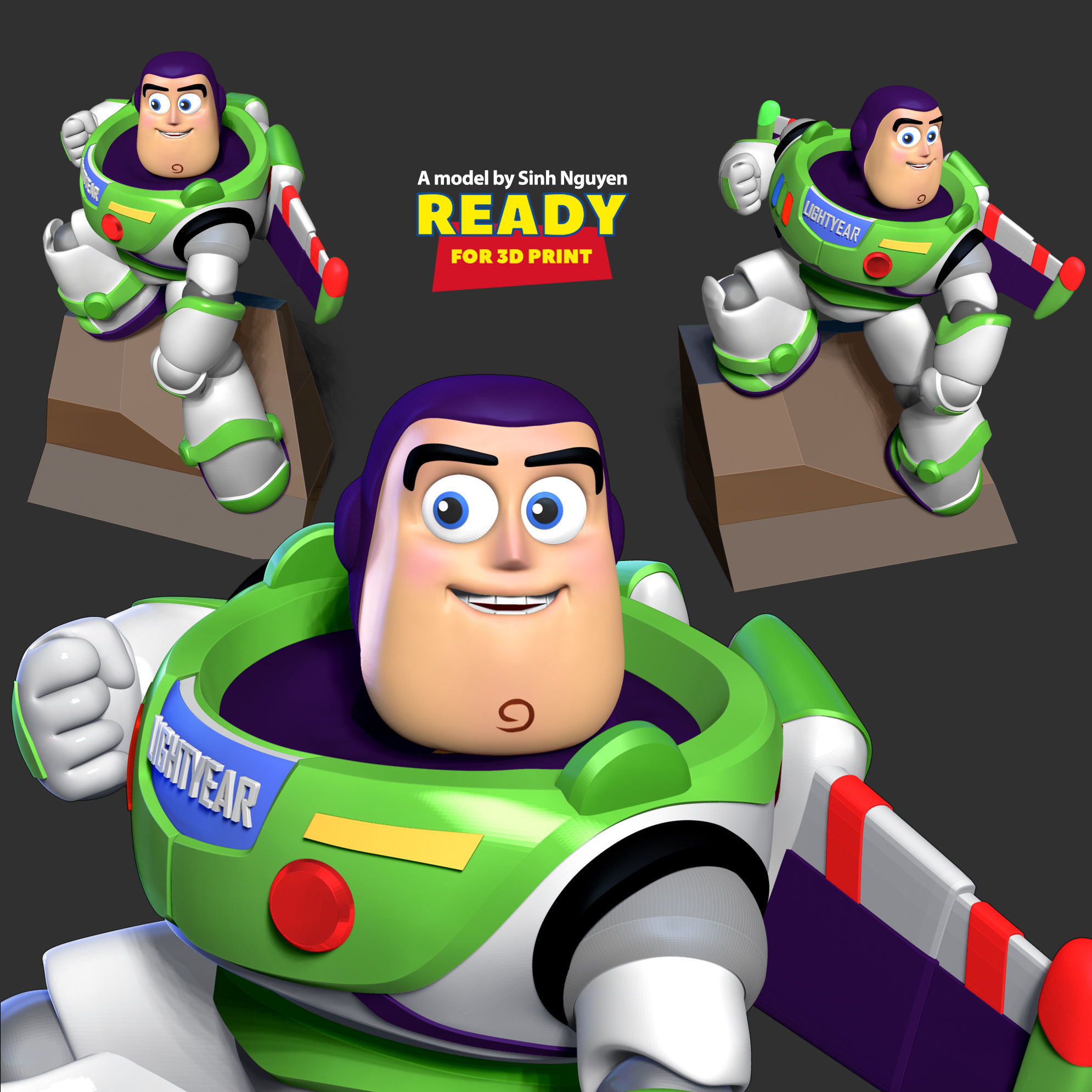 Buzz Lightyear Fanart 3D print model_1