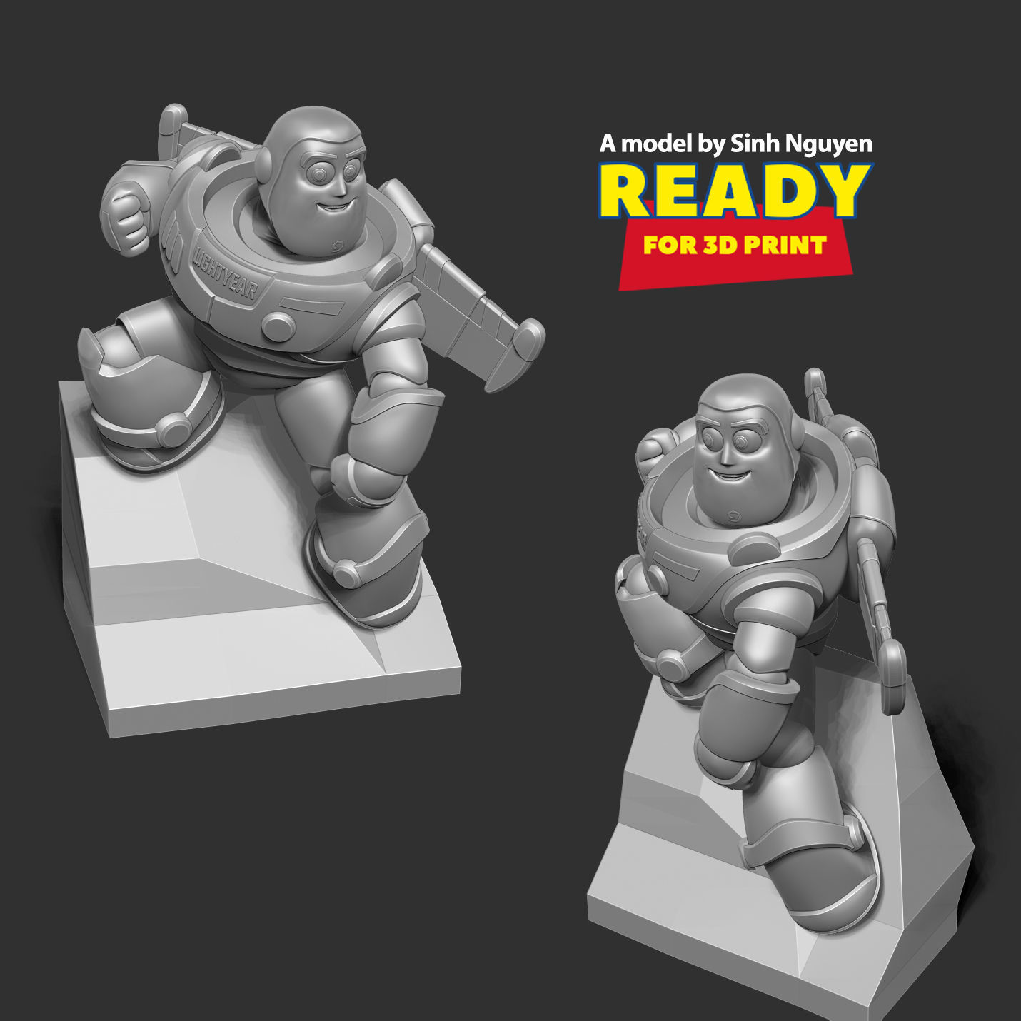 Buzz Lightyear Fanart 3D print model_4