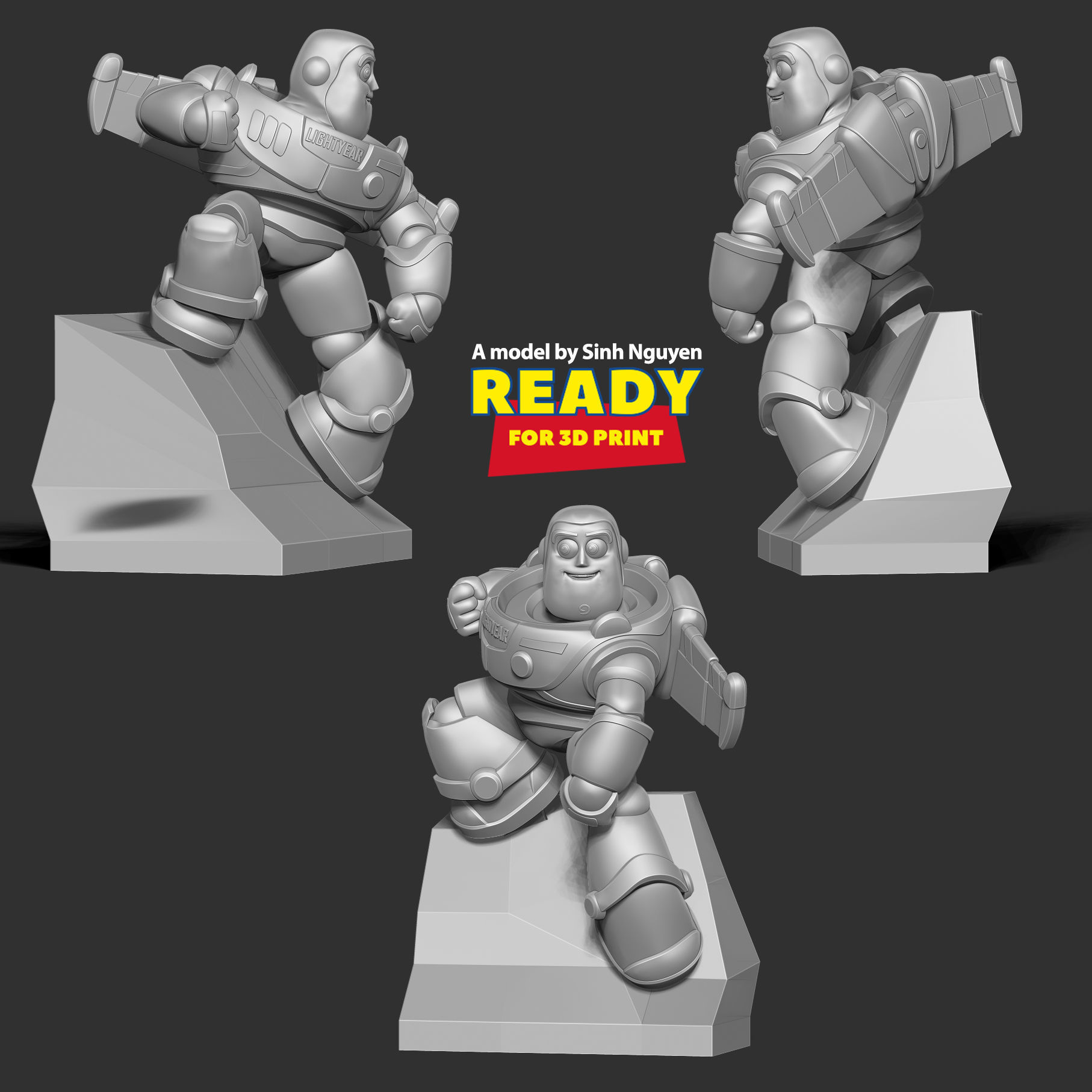 Buzz Lightyear Fanart 3D print model_3
