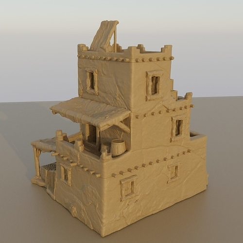 Arabian Merchant House Tabletop Terrain 28 MM