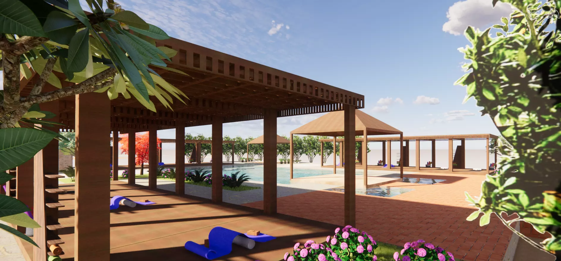 YOGA AREA 3D model_0