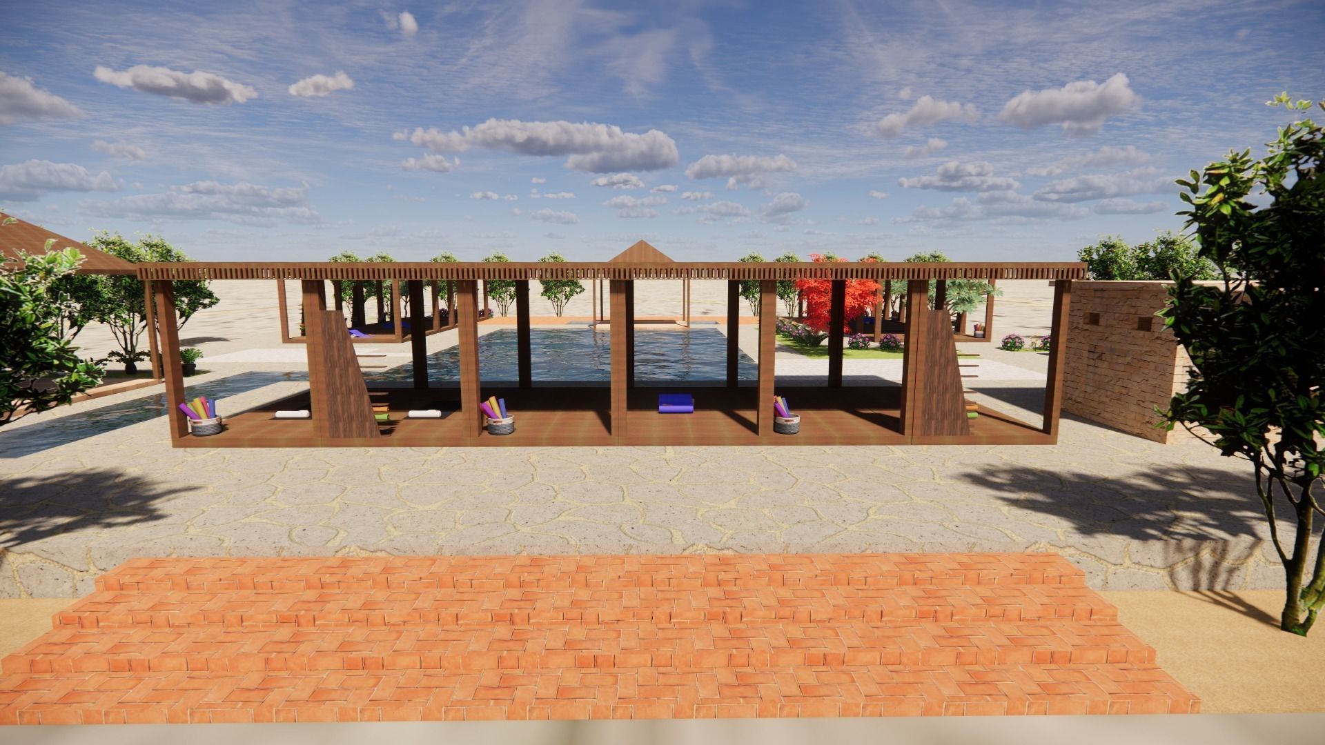 YOGA AREA 3D model_2