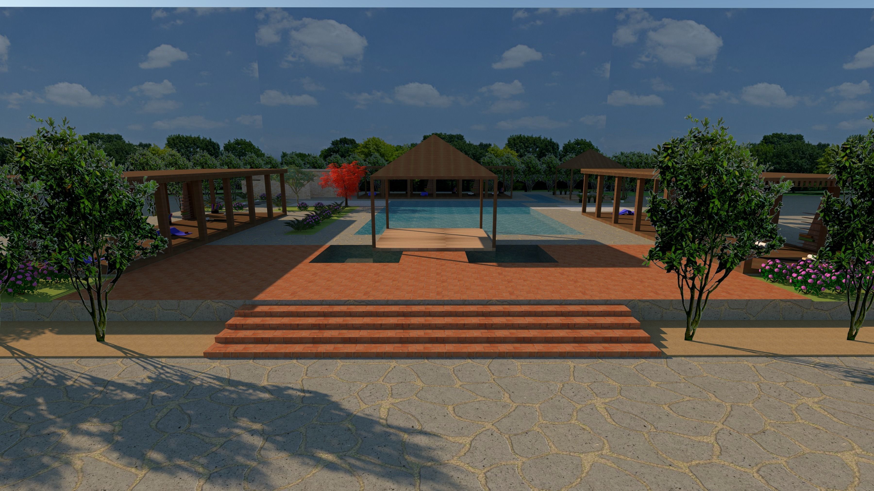 YOGA AREA 3D model_9