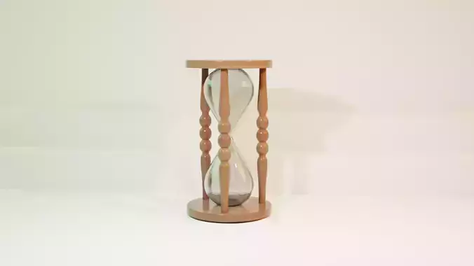 Wooden Hourglass