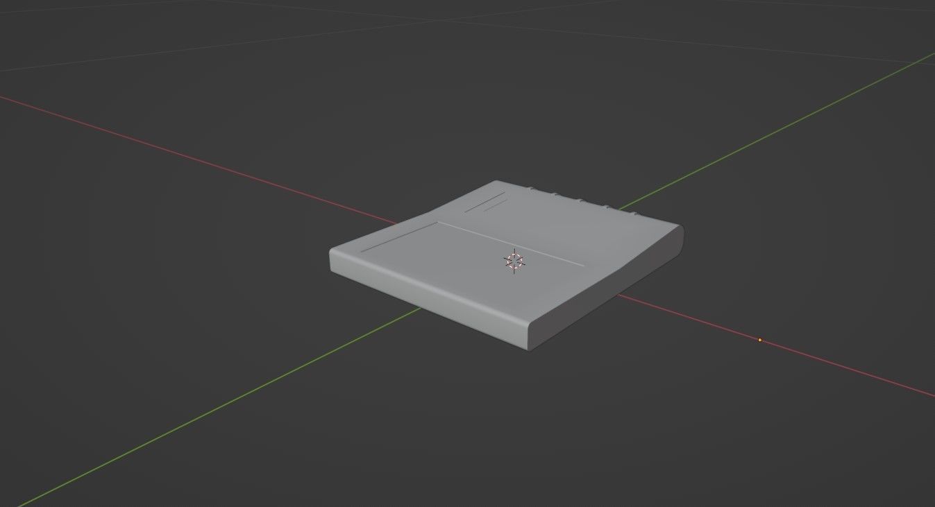 ID Card Reader Low-poly 3D model_8