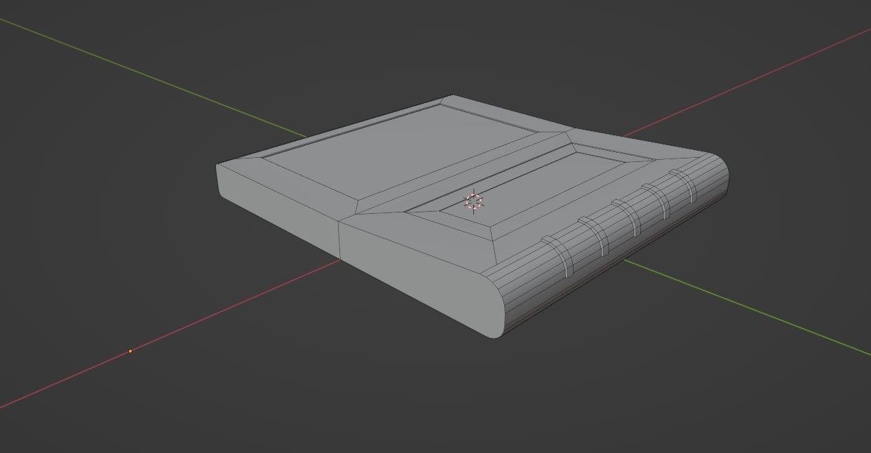 ID Card Reader Low-poly 3D model_12