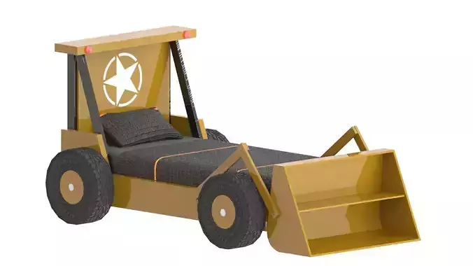 Truck Kidbed Free low-poly 3D model