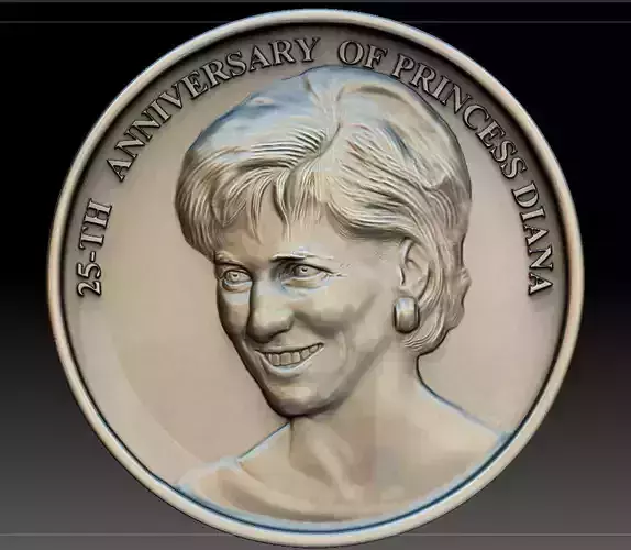 Princess Lady  Diana Spencer 3d print