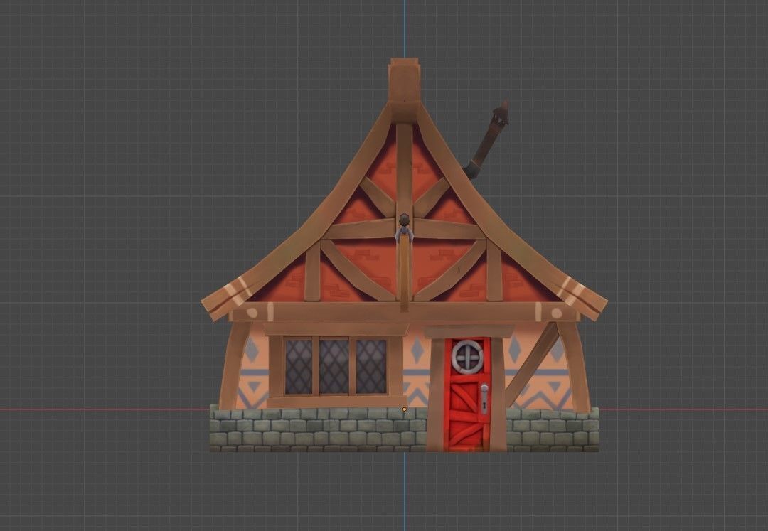 Magic Store Low-poly 3D model_7