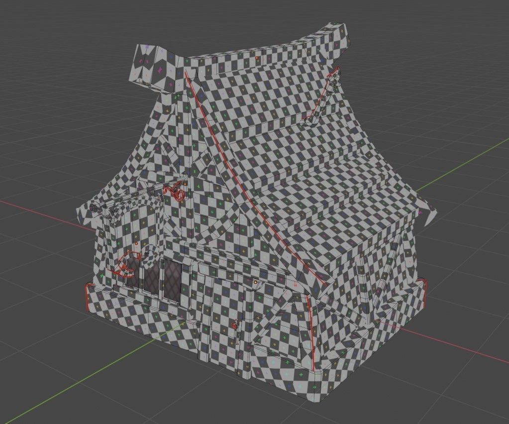 Magic Store Low-poly 3D model_2