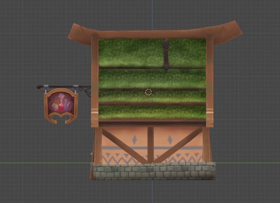 Magic Store Low-poly 3D model_9