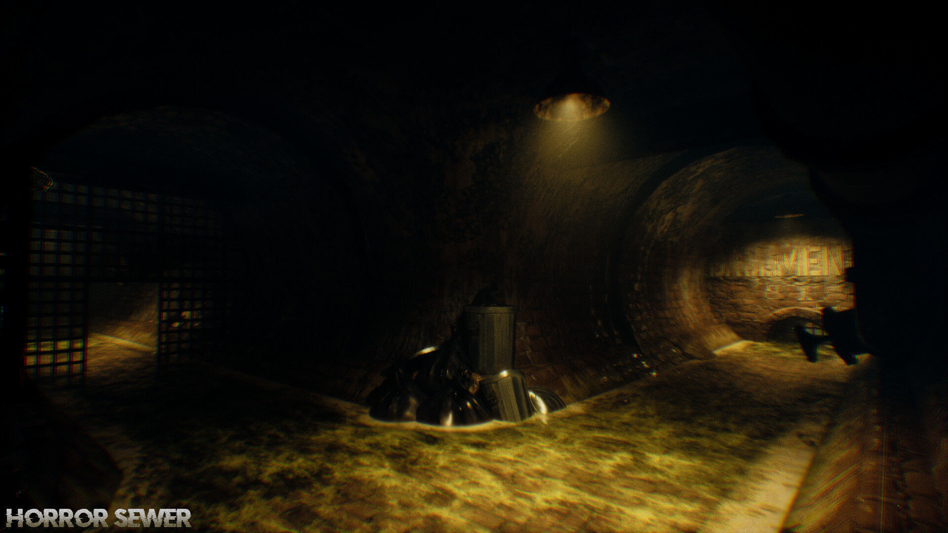 Horror Sewer Environment Low-poly 3D model_6