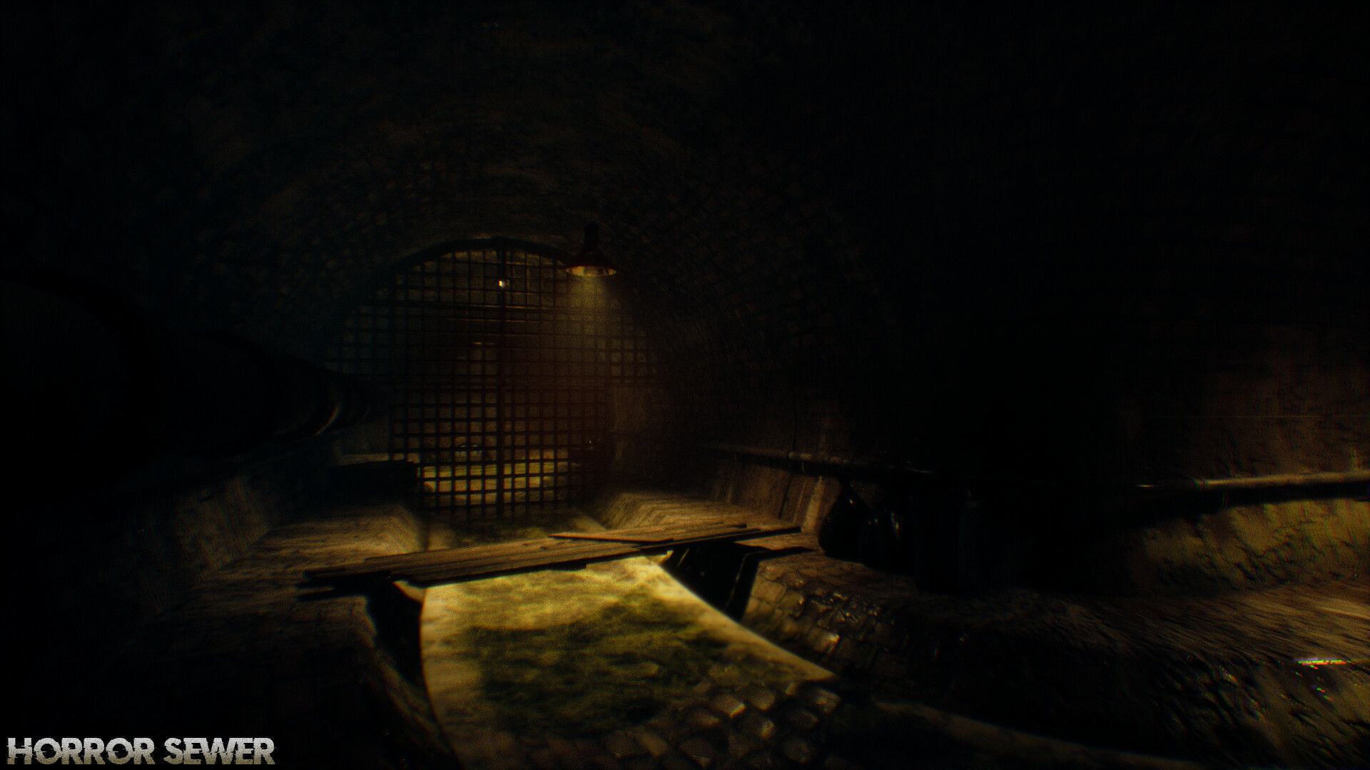 Horror Sewer Environment Low-poly 3D model_4