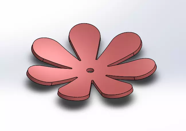 Flower 3D print model_0