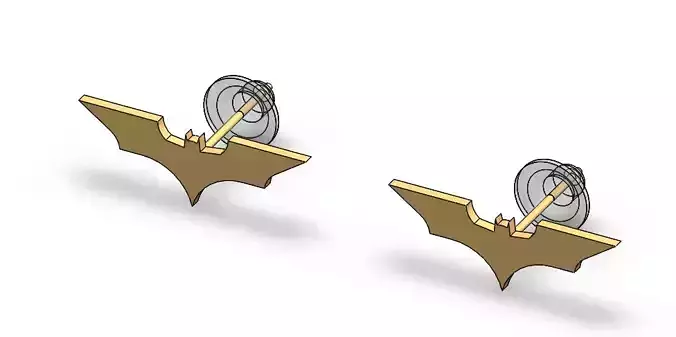 Batman Earring  3D print model