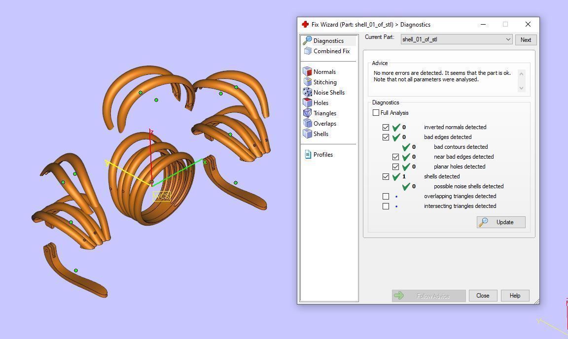 Ring and Earrings jewelry set 3d print model A38 3D print model_8
