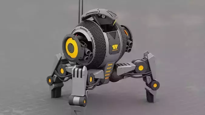 BATTLE DROID IRA rigged animated