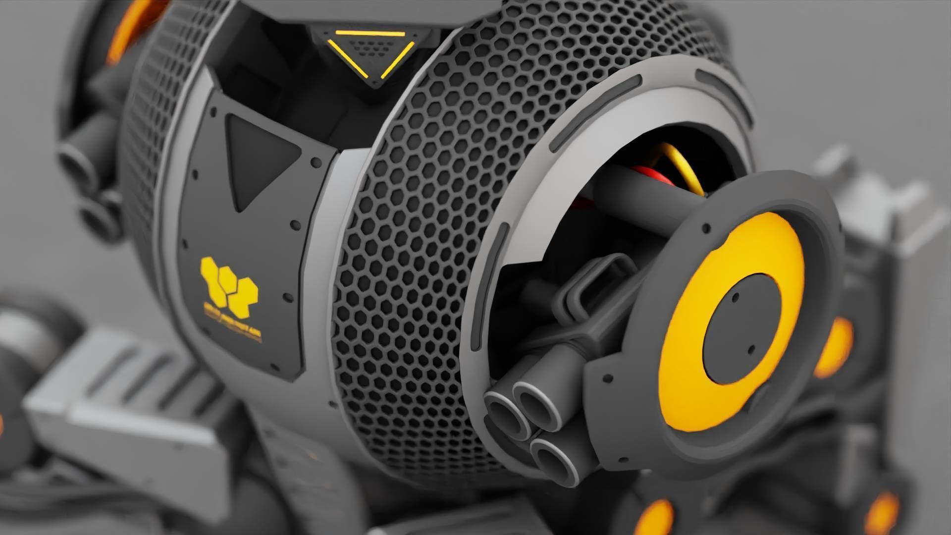 BATTLE DROID IRA rigged animated 3D model_24