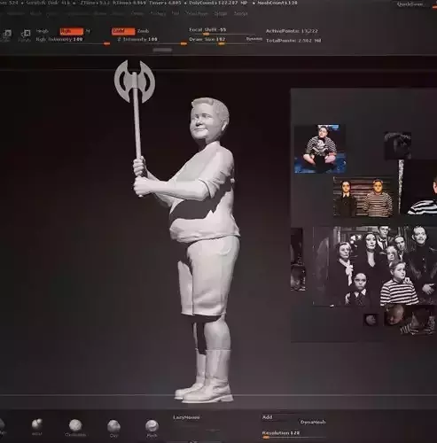 Pericles Addams 3D print model