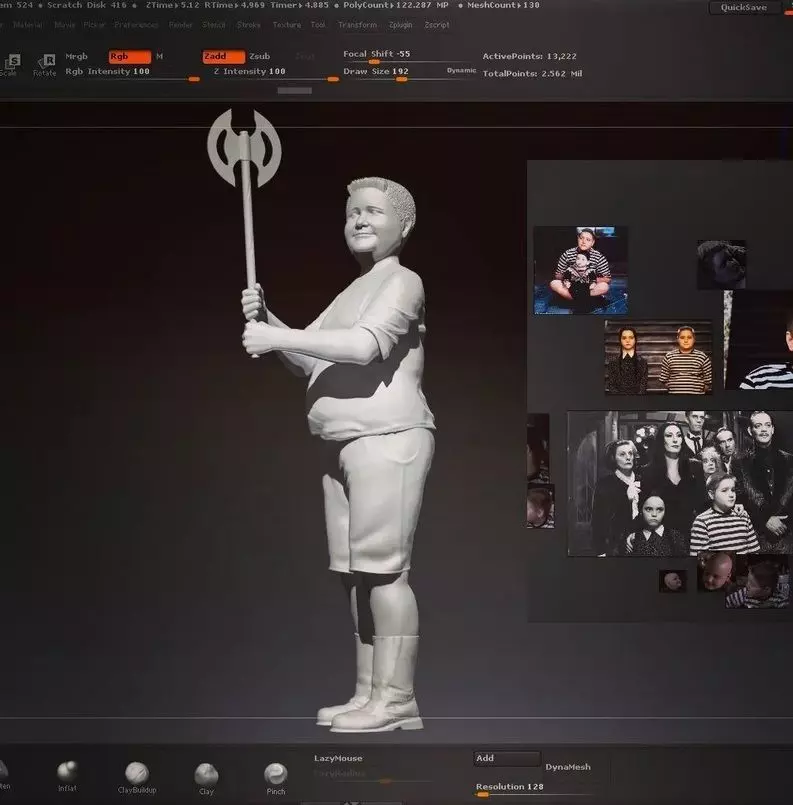 Pericles Addams 3D print model_0