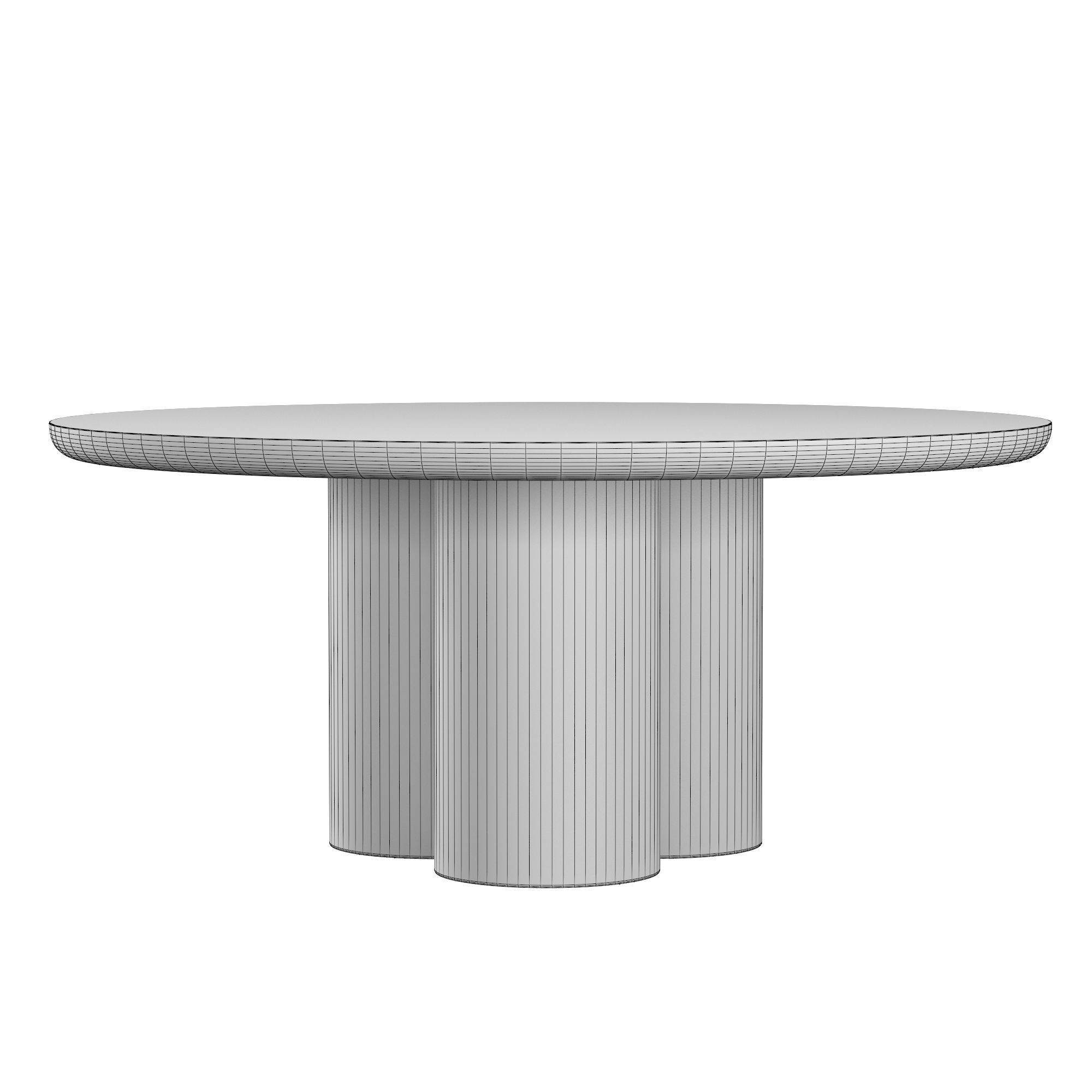 OSLO CYLINDER ROUND DINING TABLE 3D model_7
