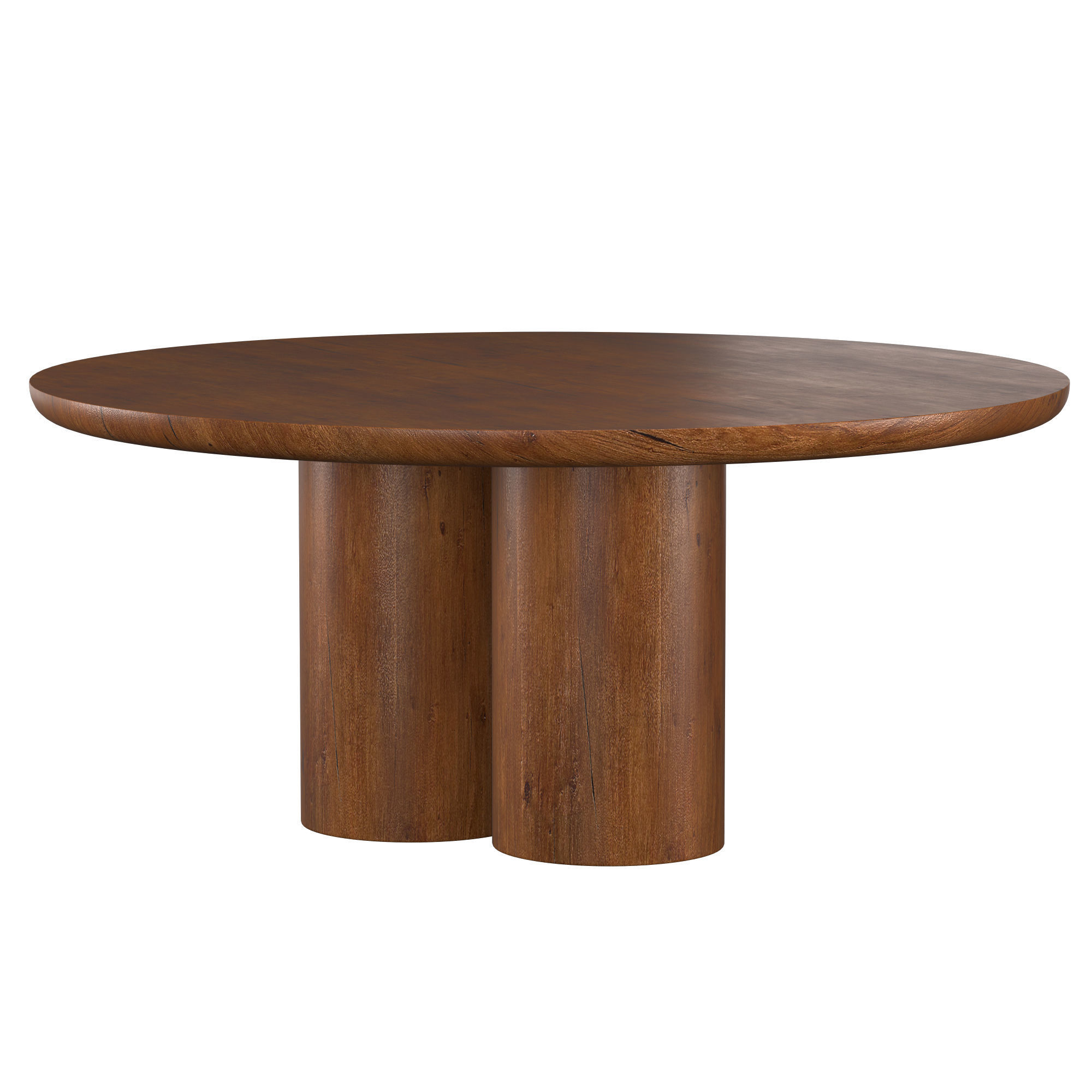 OSLO CYLINDER ROUND DINING TABLE 3D model_1
