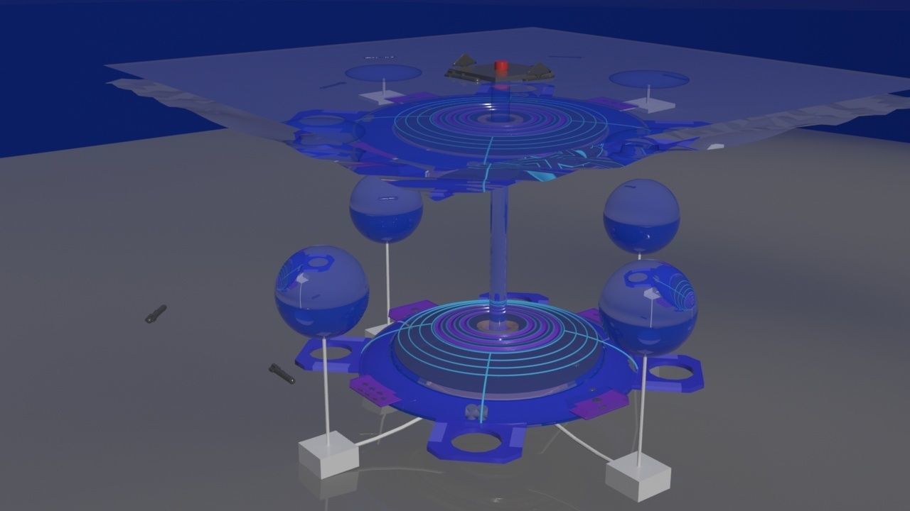 Sub Marine Observatory Aquarium - Concept 3D model_4