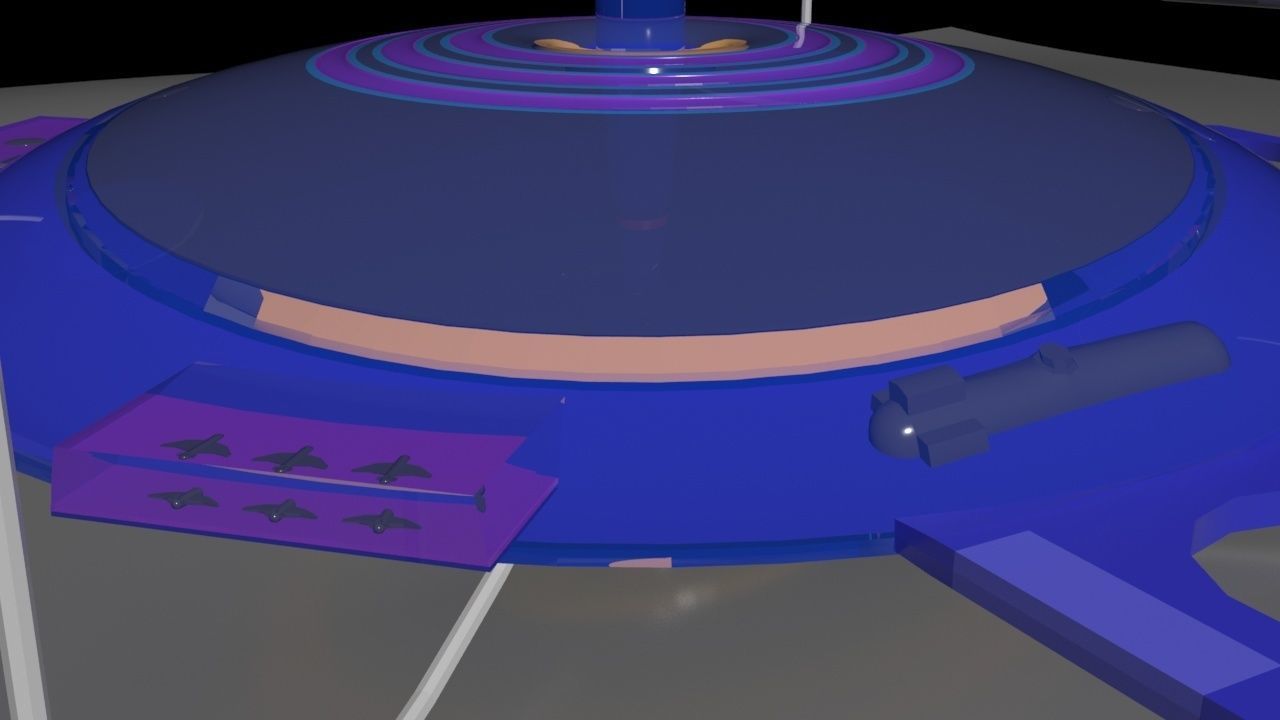 Sub Marine Observatory Aquarium - Concept 3D model_18