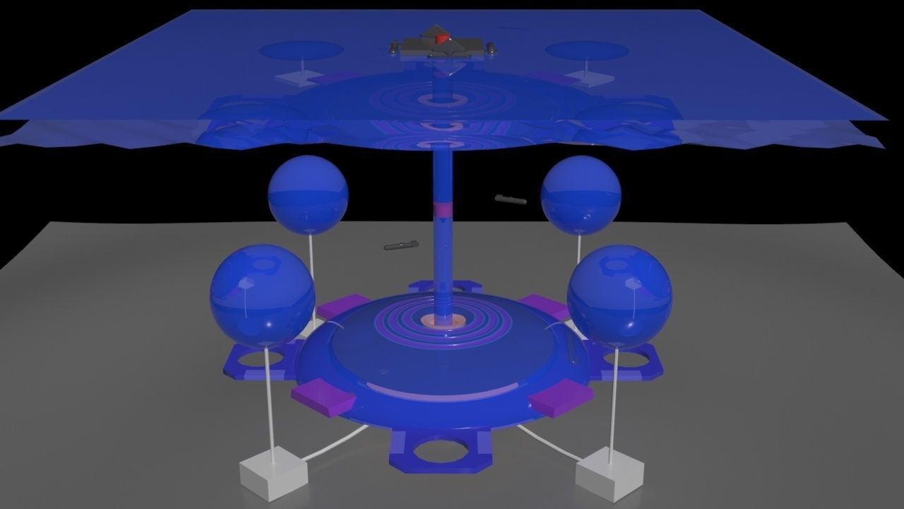 Sub Marine Observatory Aquarium - Concept 3D model_16