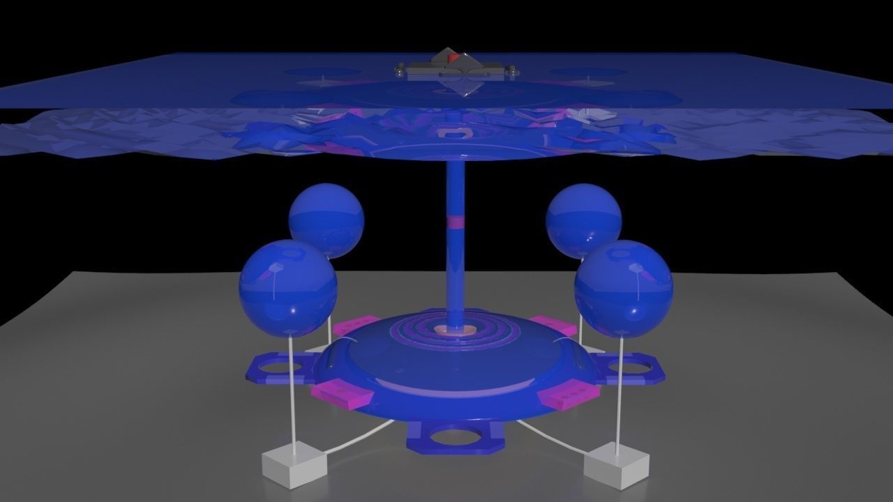 Sub Marine Observatory Aquarium - Concept 3D model_3