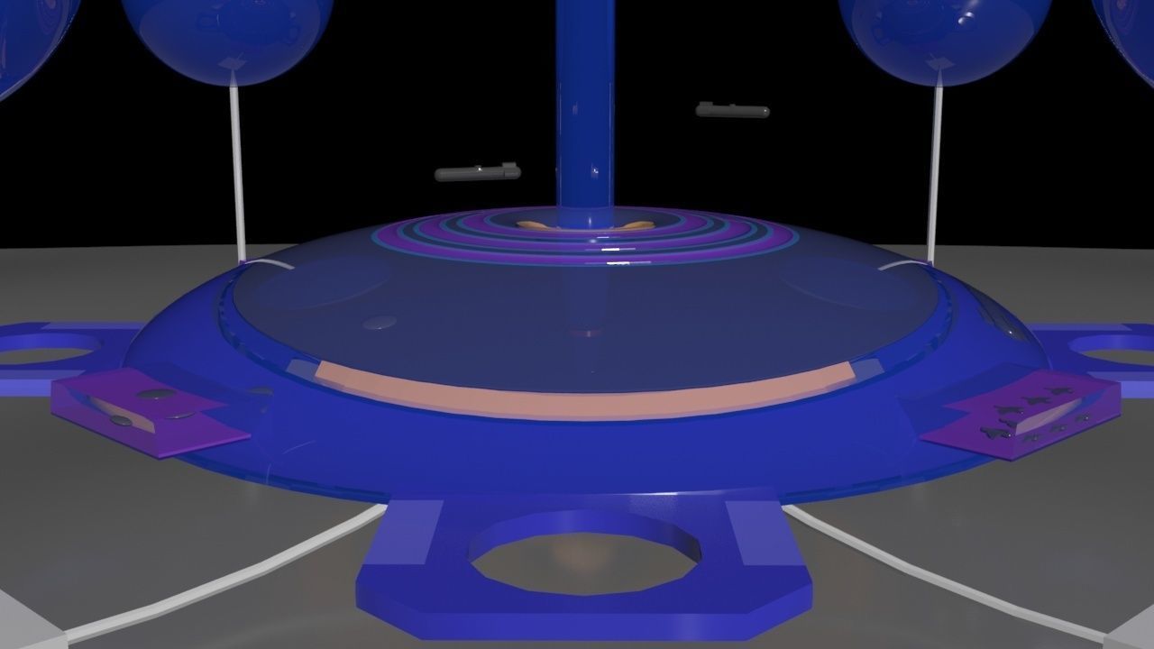 Sub Marine Observatory Aquarium - Concept 3D model_17