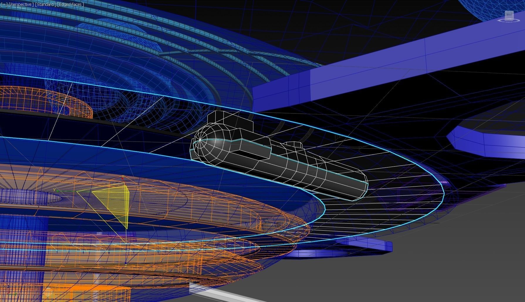 Sub Marine Observatory Aquarium - Concept 3D model_14