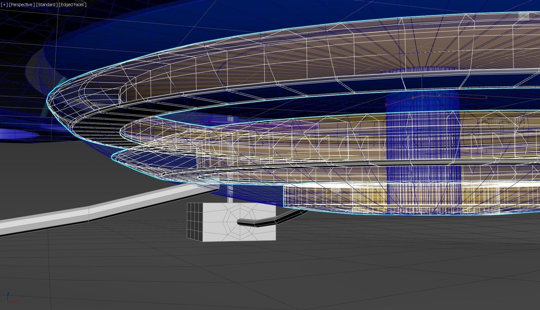 Sub Marine Observatory Aquarium - Concept 3D model_12