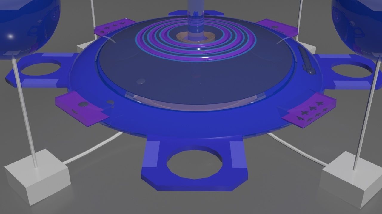 Sub Marine Observatory Aquarium - Concept 3D model_21