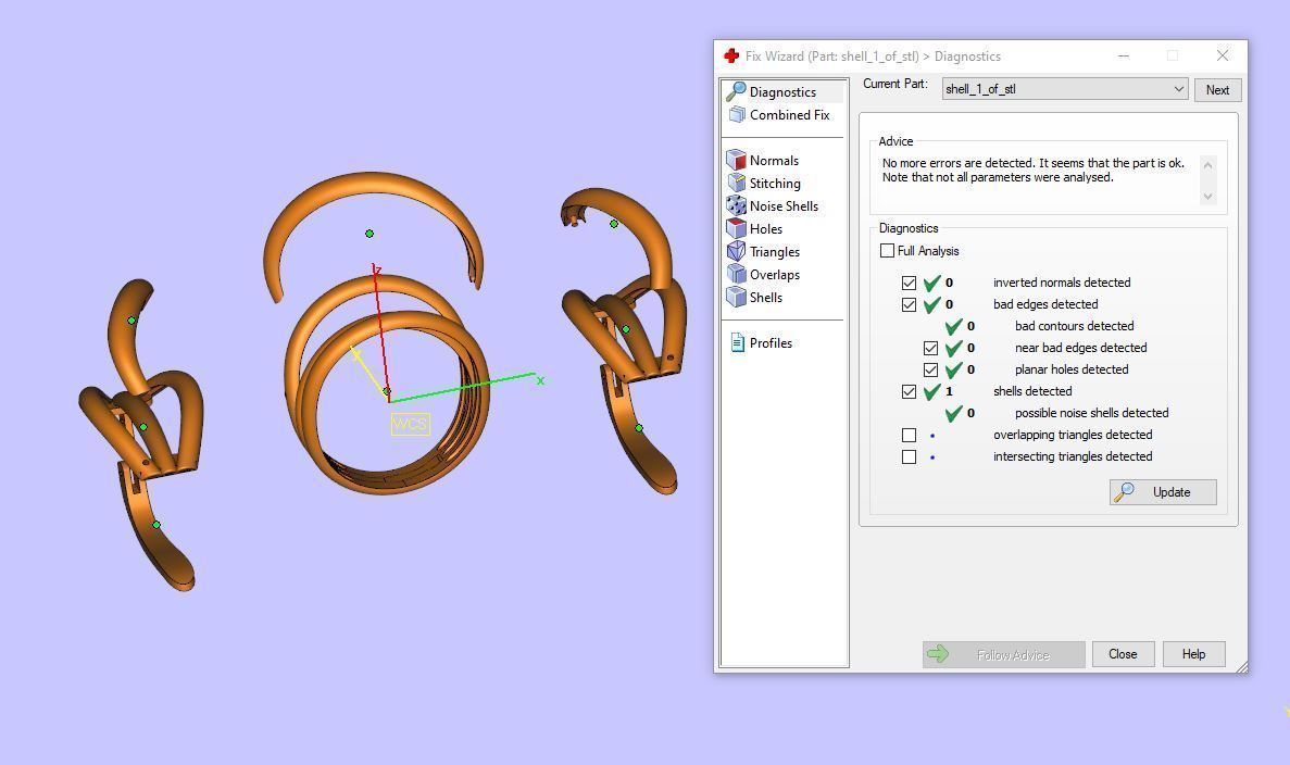 Ring and Earrings jewelry set 3d print model A39 3D print model_8