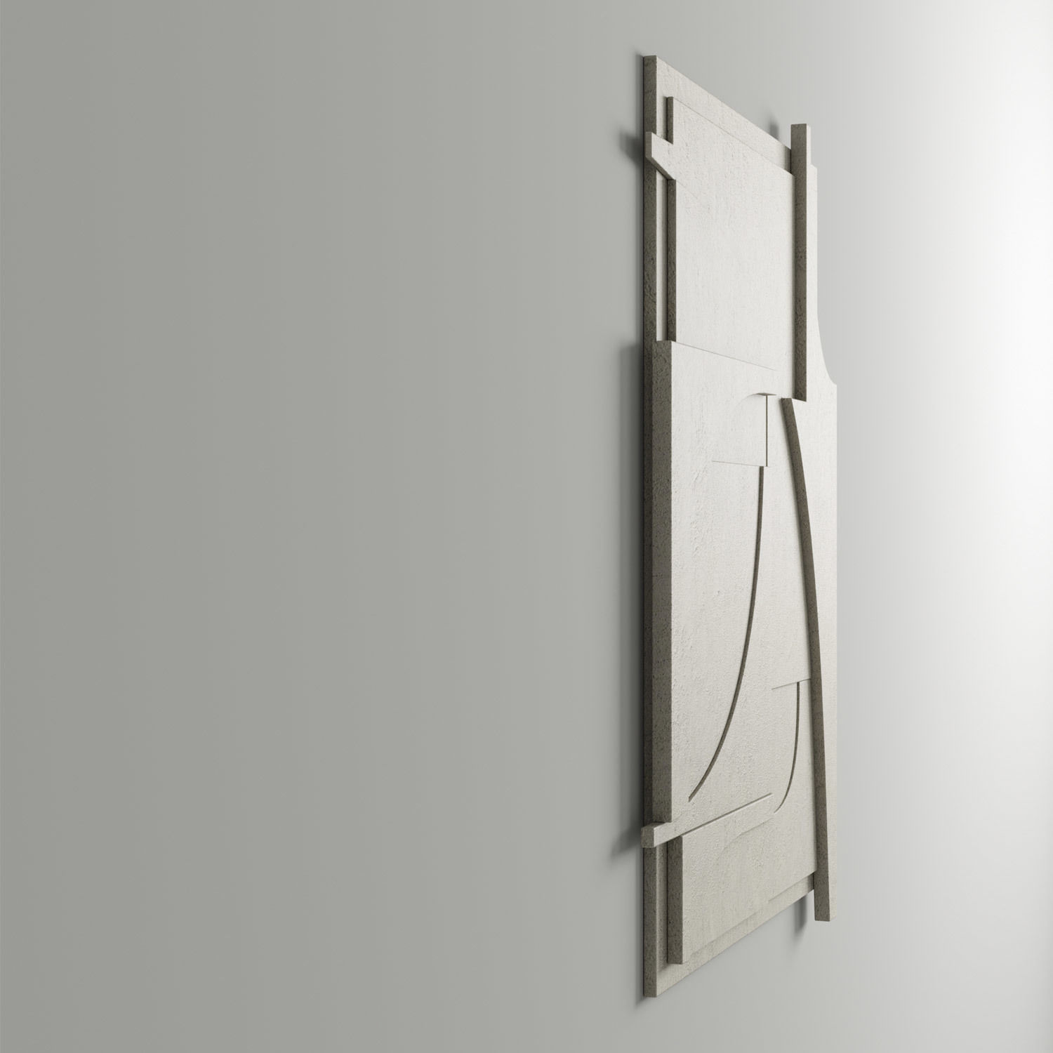 Atelier Plateau Relief wall art - No 10  Low-poly 3D model_6