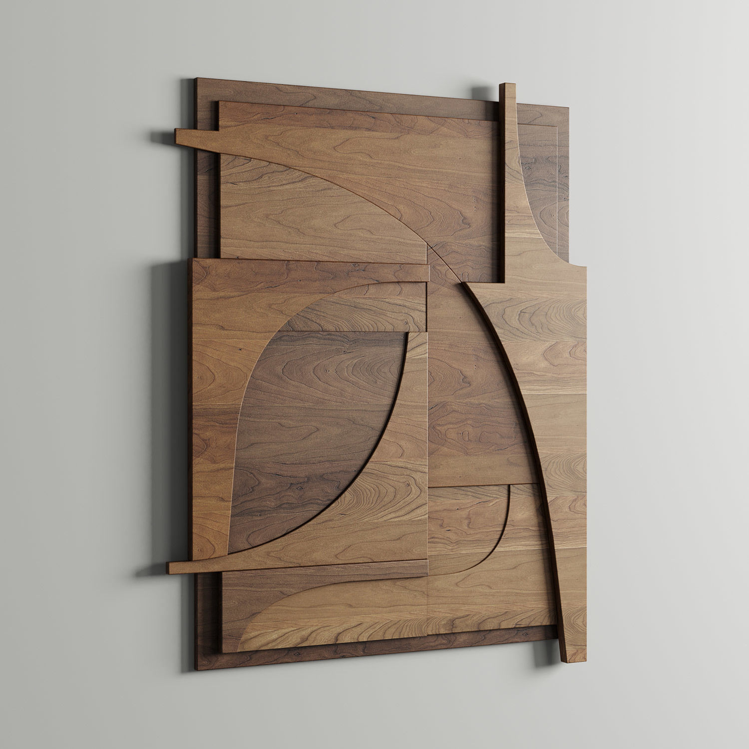 Atelier Plateau Relief wall art - No 10  Low-poly 3D model_5